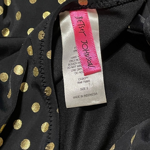 NWOT Betsey Johnson High Waisted Bikini Bottom - Picture 3 of 3